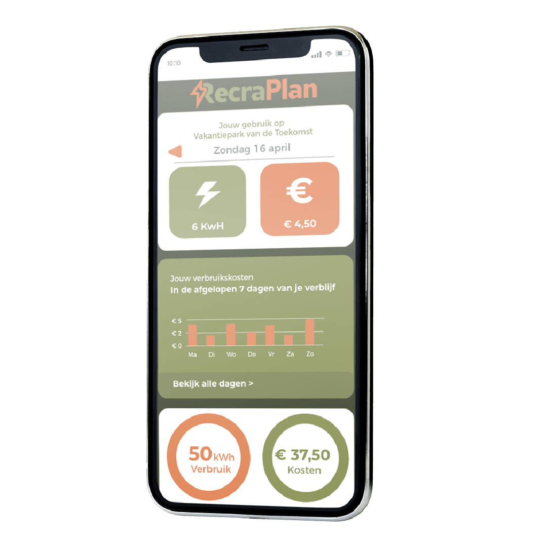 Bespaar energie met de RecraPlan Gasten Verbruiksapp